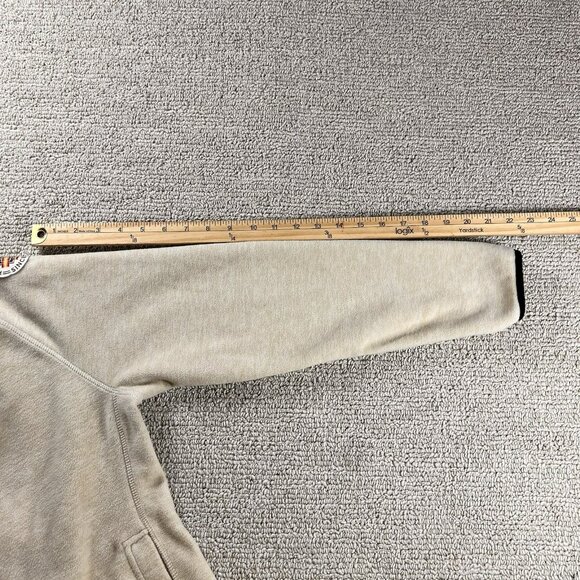 Pendleton Aztec Patch Fleece Jacket Ivory Women’s Size Medium - Picture 6 of 8